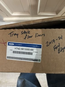 FORD EDGE 15-24 Rubber - Black - 3-Piece HT4Z-5813300-AA OEM - Bild 1 von 1