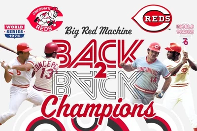 Big Red Machine 4x6 Photo Cincinnati Reds- Back to Back World Series 1975-1976