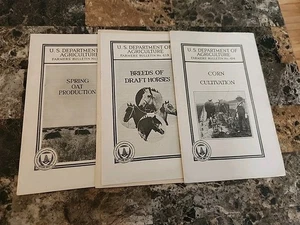 Lot of Vintage USDA Farmers' BULLETIN 1920s 1930s + - Picture 1 of 3