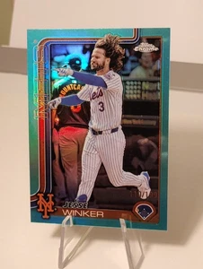 Jesse Winker 2025 Topps Chrome Teal /199 #180 - Picture 1 of 4