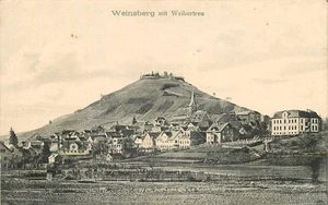 Weinsberg mit Weibertreu - Historische Ansichtskarte Stadtansicht mit Burg - Picture 1 of 2