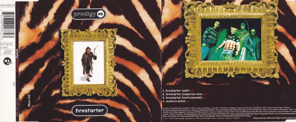 The Prodigy - Firestarter  (4 Track Maxi CD) - Bild 1 von 1