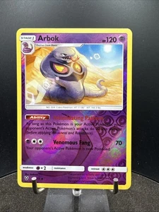 Arbok 37/73 Rev Reverse Holo NM Leuchtende Legenden Pokemon Sonne & Mond SM - Bild 1 von 14