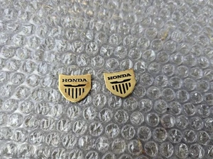 EMBLEM SET HONDA genuine rare original in 1970-80 HM Honda classic motor.. - Picture 1 of 7