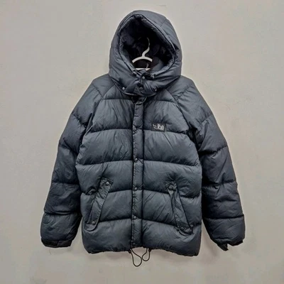 Rab Vintage Alpine Puffer Hooded Down Navy Chunky Coat Jacket Size Medium - Image 1 of 4