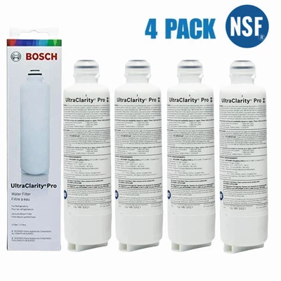 4 PACK Bosch Ultra Clarity Pro BORPLFTR50 Water Filter White #WFS200MF/WFS210MF - Image 1 of 4