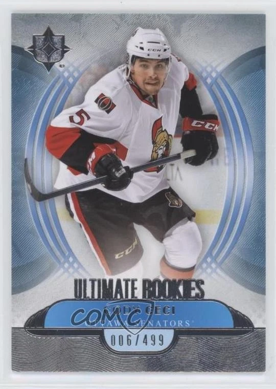 2013-14 Ultimate Collection Ultimate Rookies /499 Cody Ceci #119 Rookie RC - Image 1 of 2
