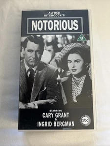 Ruban et incrustation Ex notorious (Alfred Hitchcock, VHS) - Photo 1/5