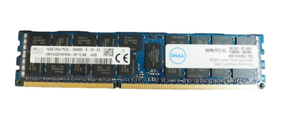 SKhynix HMT42GR7AFR4A-H9 16GB 2Rx4 PC3L-10600R-9-13-E2 Server Memory RAM - Image 1 of 2