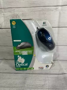 New Logitech LX3 3 Button Optical Mouse Ultra Comfort Rubber Grip PC & Mac HiDef - Picture 1 of 5