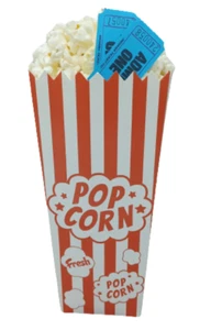 Display Faux Food Prop Movie Popcorn With Tickets - Picture 1 of 1