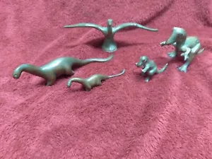 Vintage Copper SRG Dinosaur Figurine Collection ( 5 ) - Picture 1 of 2