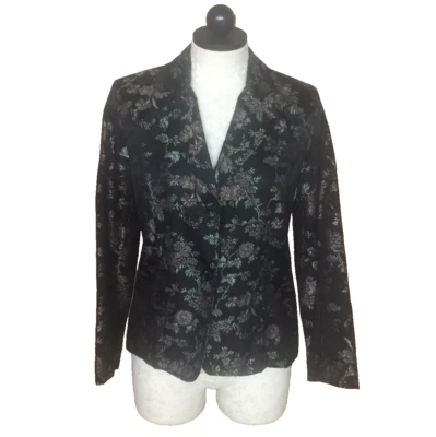 WOMEN'S ELEMENTZ PETITE FLORAL BLAZER JACKET-SIZE: P/S    66 - Image 1 of 4