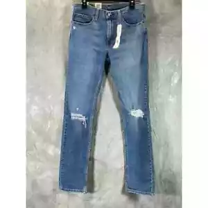 Levi's Men's Medium Wash 511 Slim-Fit Distressed Flex Stretch Jeans SZ 34X34 - Picture 1 of 15