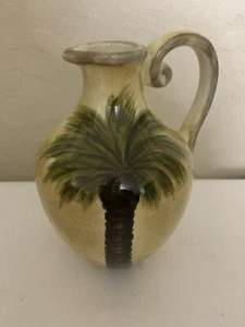 Bellagio handbemalt Sammlung Palme Krug Vase Krug 6,5" - Bild 1 von 5