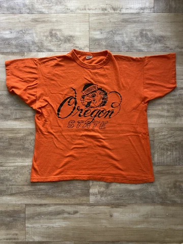 Vintage Champion 80’s Oregon State Beavers OSU Shirt Single Stitch XL Cover