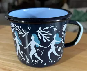 Lisa Junius Tarot Card Psychic COSMIC WOMEN NUDE DANCING ENAMEL MUG/Cup RARE - Picture 1 of 4