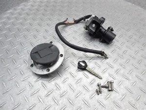 2008 08-09 Suzuki GSXR 600 Juego de bloqueo Interruptor de encendido Combustible Gas Tapa Llave para piezas - Imagen 1 de 11