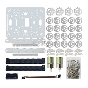Tracked Chassis Metal Tank Chassis Smart Robot Car 12V 300RPM 37 Motors TS100 - Picture 1 of 6
