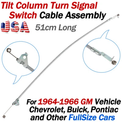 Conjunto de cable interruptor señal de giro columna inclinable para autos GM 65 66 1964 Chevy Buick Foto 1 de 4