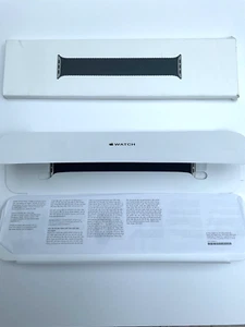 FABRYCZNIE NOWY W PUDEŁKU PASEK DO ZEGARKA APPLE 44MM PLECIONY WĘGIEL DRZEWNY SOLO PĘTLA ROZMIAR 12 - Zdjęcie 1 z 6