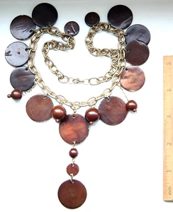 Collar decorativo vintage con colgantes redondos - Imagen 1 de 2