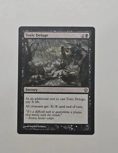 Toxic Deluge Magic The Gathering Commander 2013 Black Rare Sorcery #D80 - Imagen 1 de 2