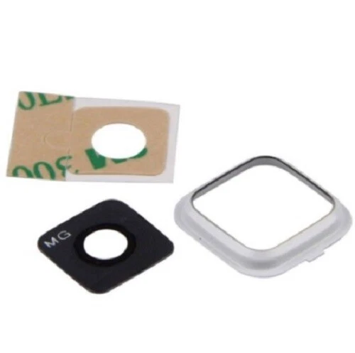 OEM White Rear Camera Lens Glass Cover For Samsung Galaxy Note 4  N910 Adhesive - Image 1 of 1
