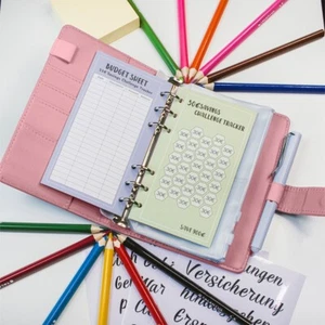 Budget Planer Deutsch A6– Sparbuch-Geldsparmappe Deutsch mit Umschlagmethode - Bild 1 von 17