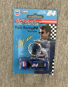 Vtg Jeff Gordon Pepsi Racing #24 Key Chain Factory Sealed Box 1.87 Die Cast - Picture 1 of 6