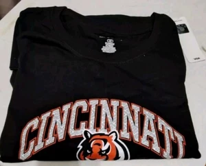 Cincinnati Bengals Shirt Damen 2X schwarz Tee NFL Team Football Logo Herren - Bild 1 von 8