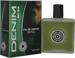 DENIM MUSK COLOGNE MENS FRAGRANCE MADE IN ITALY 3.4OZ FL OZ SPRAY US SELLER - Picture 1 of 4