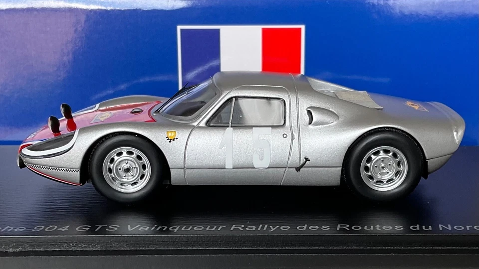 Porsche 908 GTS n.15 Winner Rally Route du Nord 1966 1/43 Spark SF168 - Immagine 1 di 4