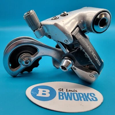 Câmbio traseiro Shimano 105 RD-1050 gaiola curta duplo 6 velocidades estrada 6x2sp e12 - Imagem 1 de 4