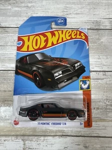 Hot Wheels 2024 '77 PONTIAC FIREBIRD T/A schwarz. Nagelneu. Versiegelt. - Bild 1 von 2