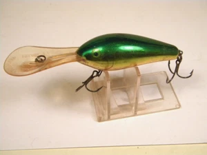 Rapala Down Deep Rattlin Fat Rap DRFR-7 Gold Green Shad rattle crankbait lure - Picture 1 of 3