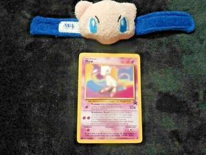 Nuevo Nintendo Pokemon Peluche Mew Pulsera Niño Promoción #8 Tarjeta Casi Nuevo Set Lote - Imagen 1 de 7