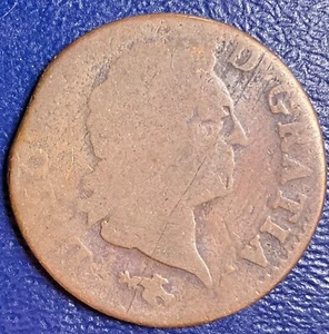 1772 France Mint Louis XV Besançon Half Sol Old Head #T69 - Picture 1 of 2