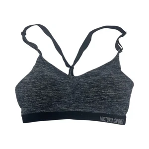 Victoria Sport Lightweight By Victoria’s Secret Black Gray Marbled 32D Sport Bra - Picture 1 of 4