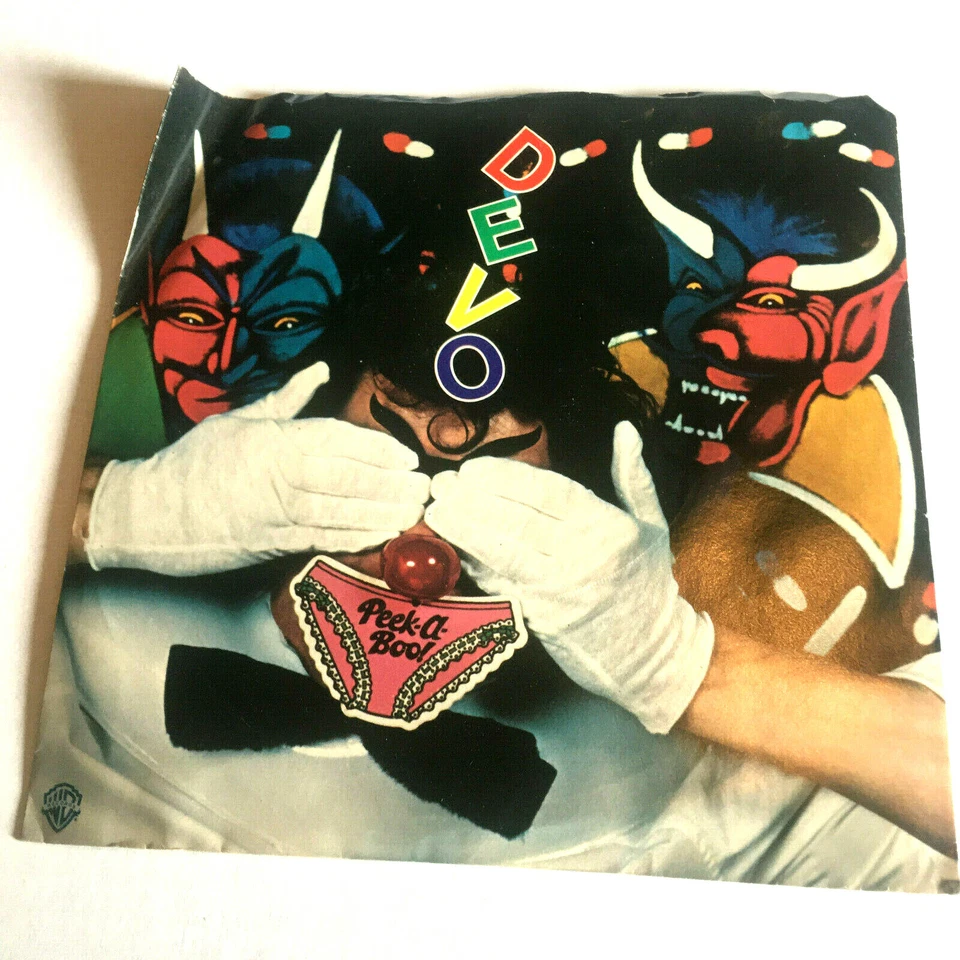 DEVO - PEEK-A-BOO - 7" VINYL W/ PIC COVER 1ST PRESS MINT OOP 1982 RARE - Image 1 of 1