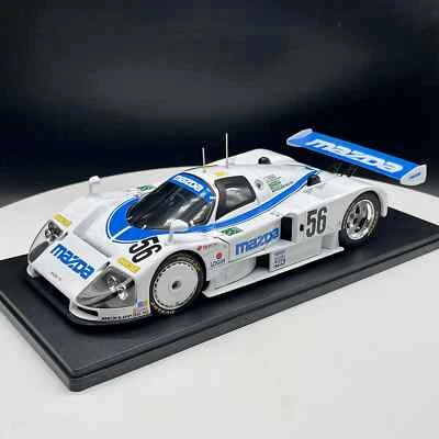 IXO 1/18 Scale Mazda 787B Alloy White & Blue Livery Sports Car Racing Car Model - Image 1 of 4
