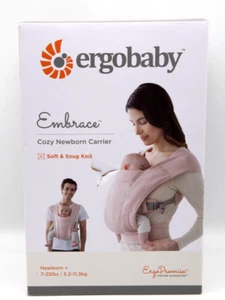 Ergobaby Embrace Cozy Knit Newborn Carrier for Babies - Blush Pink - Picture 1 of 5