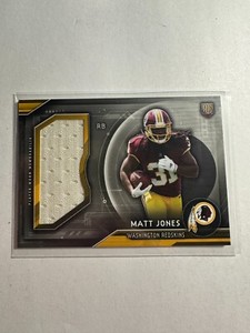 K131,685 - 2015 Topps Rookie Jumbo Relics #RJRMJ Matt Jones Jersey
