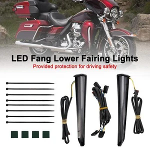 45801 Fang-Unterverkleidungsleuchten für Touring Road Glide 2014–2023 Black - Bild 1 von 11
