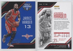 2015-16 Panini Totally Certified Mirror Blue /99 James Harden #114
