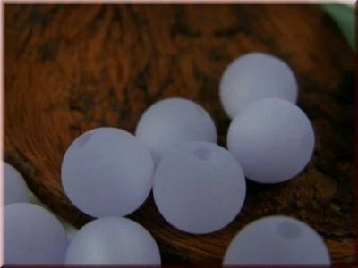  10 Stk. Polarisperlen rund 10mm matt flieder hell A250-B - Bild 1 von 2