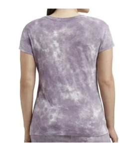 Member's Mark Women’s Luxe Tie Dye Tee | Purple Size L New With Tags - Picture 1 of 3