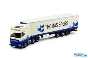 Tekno Thomas Boers DAF XG 6x2 Gardinenplanenauflieger 84349 - Bild 1 von 4