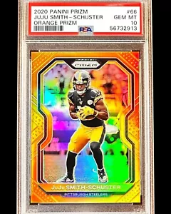 JuJu Smith-Schuster - 2020 Panini PRIZM ORANGE /249 #69/249 - PSA 10 - Pop 1/1 - Picture 1 of 5