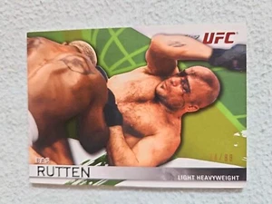 Tarjeta base paralela verde Topps UFC Knockout Bas Rutten 2010/88 - Imagen 1 de 3